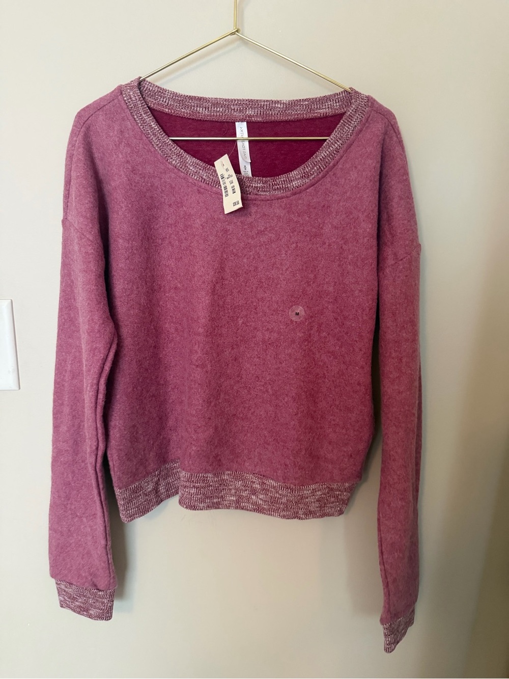 Aeropostale Mauve Scoop Neck Sweatshirt